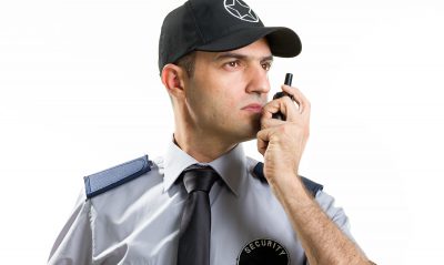 Security guard portrait.